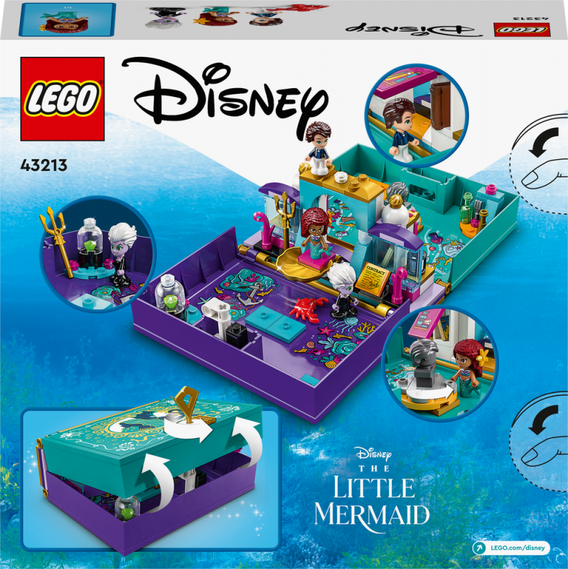 LEGO® │ Disney 43213 Malá mořská víla a její pohádková kniha