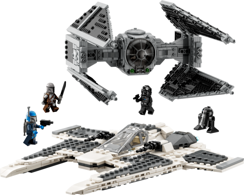 LEGO® Star Wars™ 75348 Mandalorianská stíhačka třídy Fang proti TIE Interceptoru