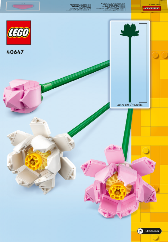 LEGO® Botanicals 40647 Lotosové květy