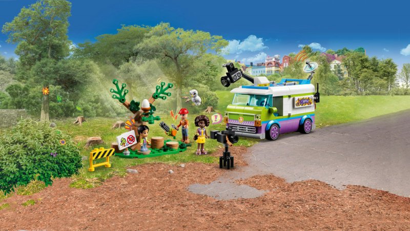 LEGO® Friends 41749 Novinářská dodávka