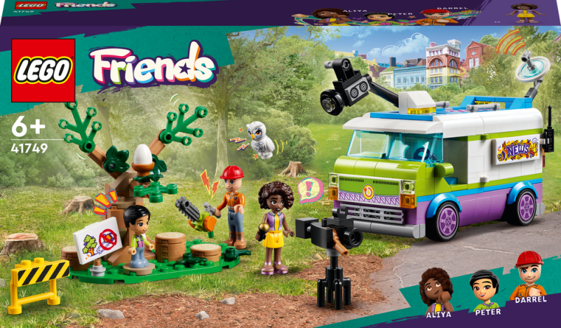 LEGO® Friends 41749 Novinářská dodávka