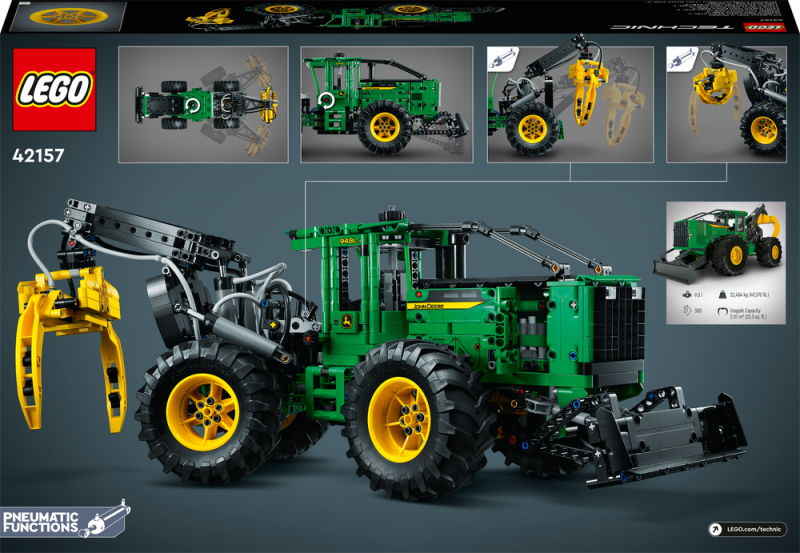 LEGO® Technic 42157 Lesní traktor John Deere 948L-II