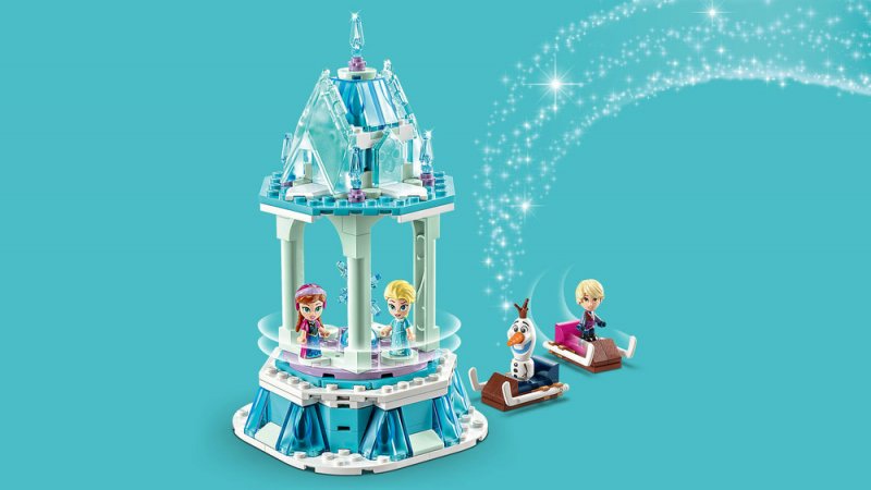 LEGO® │ Disney Princess™ 43218 Kouzelný kolotoč Anny a Elsy