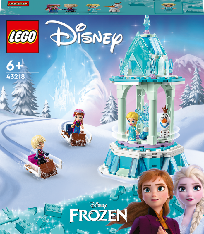 LEGO® │ Disney Princess™ 43218 Kouzelný kolotoč Anny a Elsy