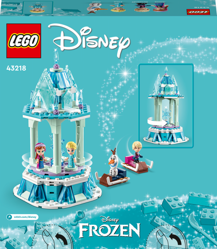 LEGO® │ Disney Princess™ 43218 Kouzelný kolotoč Anny a Elsy