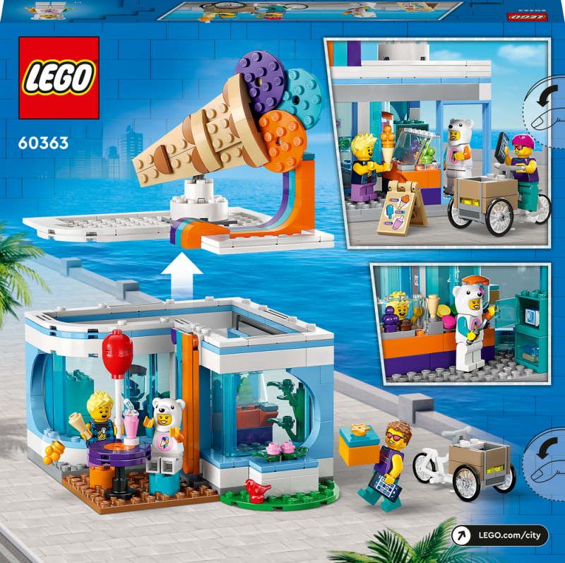 LEGO® City 60363 Obchod se zmrzlinou