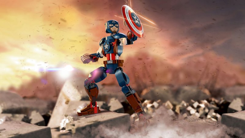 LEGO® Marvel 76258 Sestavitelná figurka: Captain America