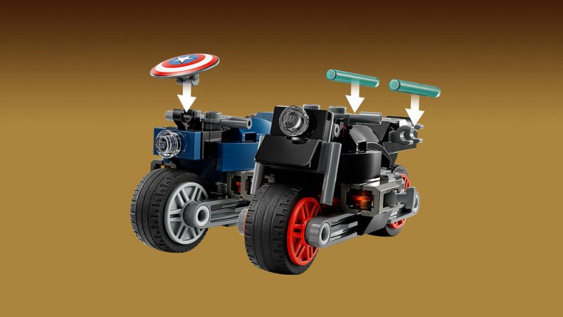 LEGO® Marvel 76260 Black Widow a Captain America na motorkách