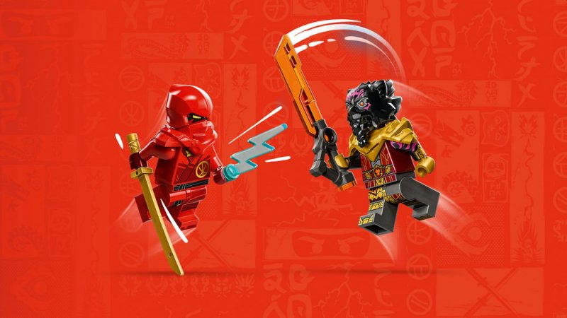 LEGO® NINJAGO® 71789 Kai a Ras v duelu auta s motorkou