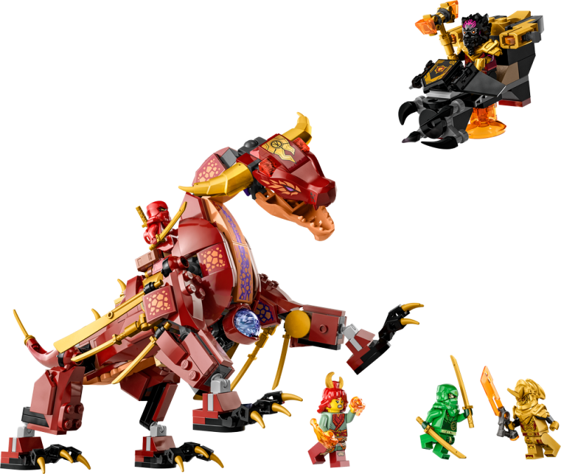 LEGO® NINJAGO® 71793 Heatwave a jeho transformační lávový drak