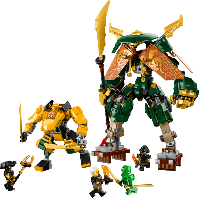 LEGO® NINJAGO® 71794 Lloyd, Arin a jejich tým nindža robotů