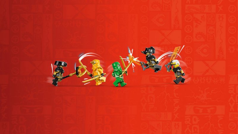 LEGO® NINJAGO® 71794 Lloyd, Arin a jejich tým nindža robotů