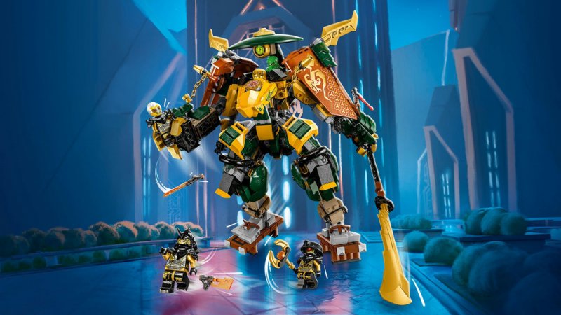 LEGO® NINJAGO® 71794 Lloyd, Arin a jejich tým nindža robotů