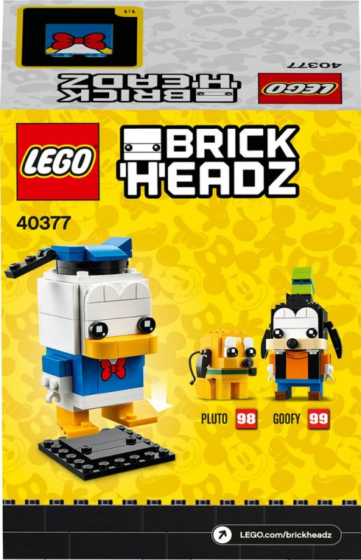 LEGO® BrickHeadz™ │ Disney 40377 Kačer Donald