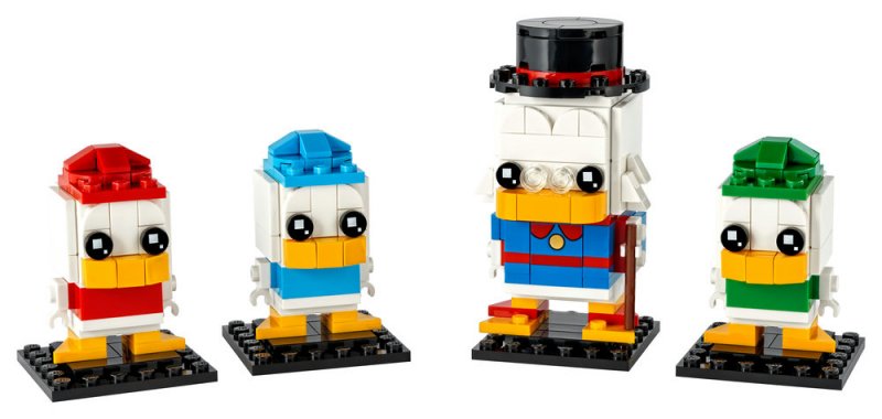 LEGO® BrickHeadz™ │ Disney 40477 Strýček Skrblík, Dulík, Bubík a Kulík