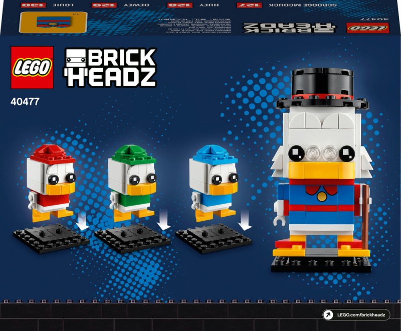 LEGO® BrickHeadz™ │ Disney 40477 Strýček Skrblík, Dulík, Bubík a Kulík