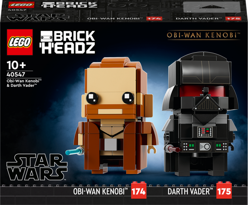 LEGO® BrickHeadz™ Star Wars™ 40547 Obi-Wan Kenobi™ a Darth Vader™