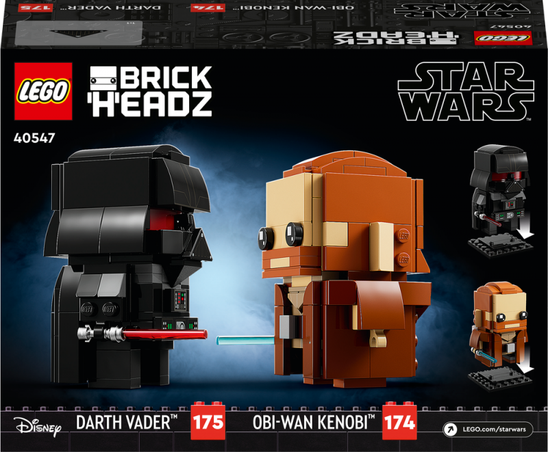 LEGO® BrickHeadz™ Star Wars™ 40547 Obi-Wan Kenobi™ a Darth Vader™