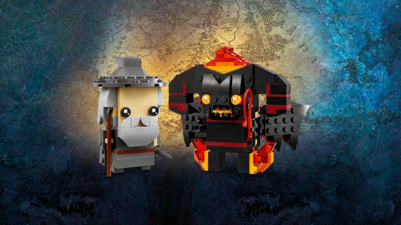 LEGO® BrickHeadz™ 40631 Gandalf Šedý a Balrog™