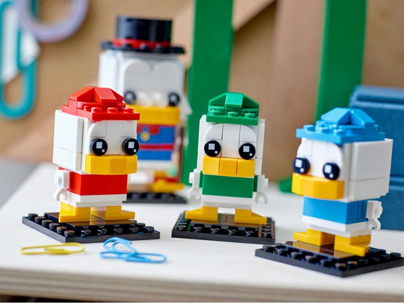 LEGO® BrickHeadz™ │ Disney 40477 Strýček Skrblík, Dulík, Bubík a Kulík