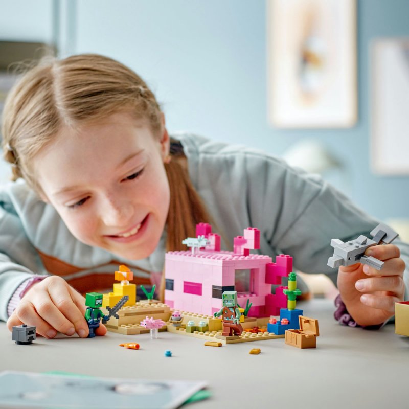 LEGO® Minecraft® 21247 Domeček axolotlů