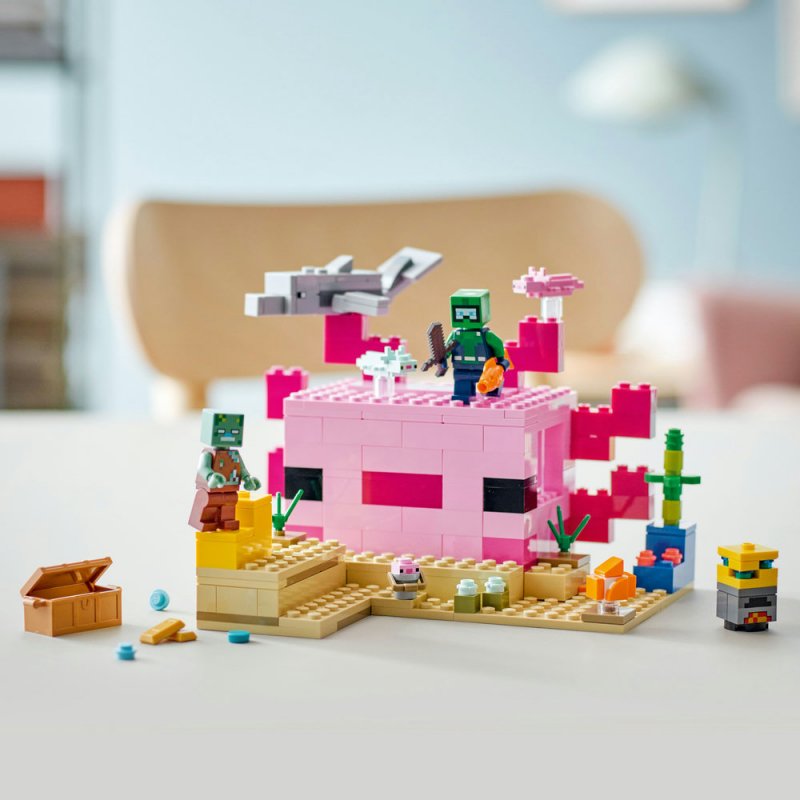 LEGO® Minecraft® 21247 Domeček axolotlů