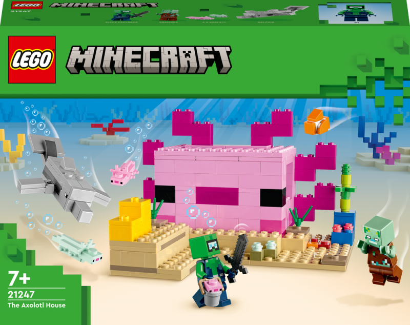 LEGO® Minecraft® 21247 Domeček axolotlů