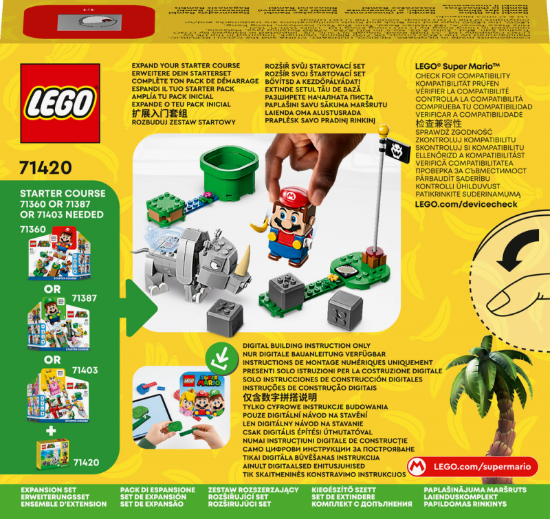 LEGO® Super Mario™ 71420 Nosorožec Rambi – rozšiřující set