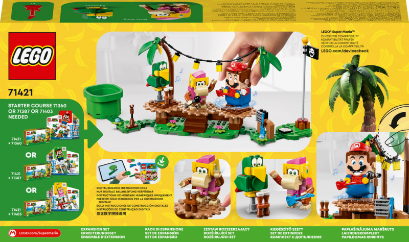 LEGO® Super Mario™ 71421 Dixie Kong a koncert v džungli – rozšiřující set