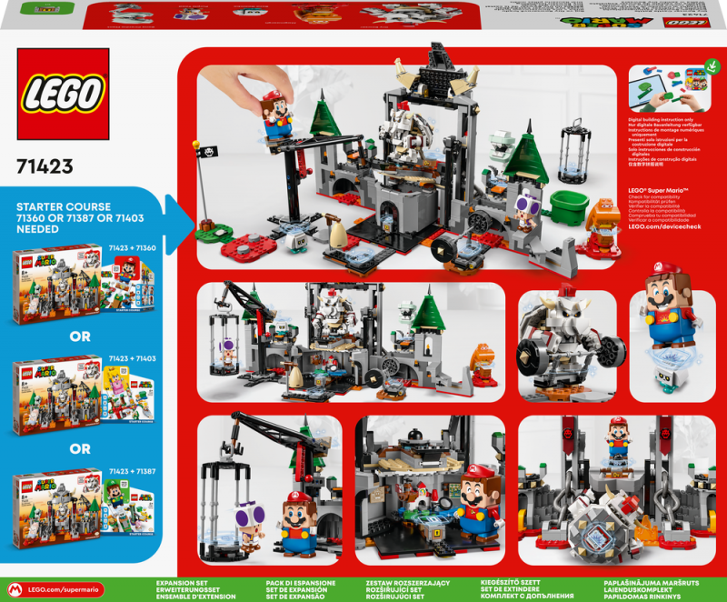 LEGO® Super Mario™ 71423 Boj ve Dry Bowserově hradu – rozšiřující set