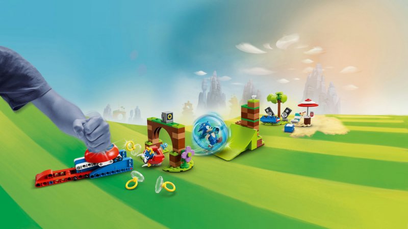 LEGO® Sonic the Hedgehog™ 76990 Sonicova výzva Speed Sphere