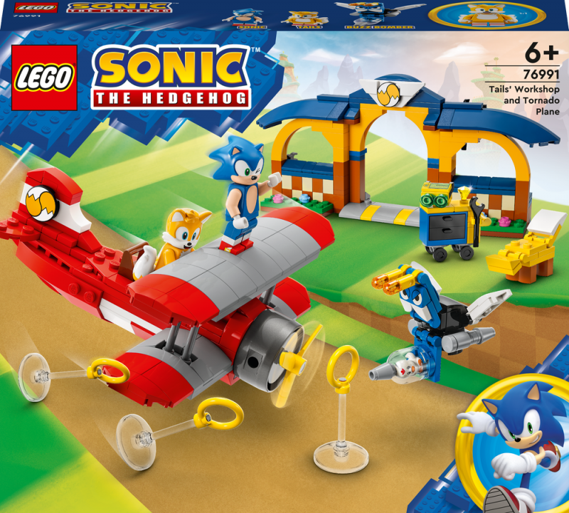 LEGO® Sonic the Hedgehog™ 76991 Tailsova dílna a letadlo Tornádo