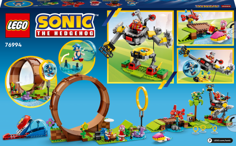 LEGO® Sonic the Hedgehog™ 76994 Sonicova smyčková výzva v Green Hill Zone