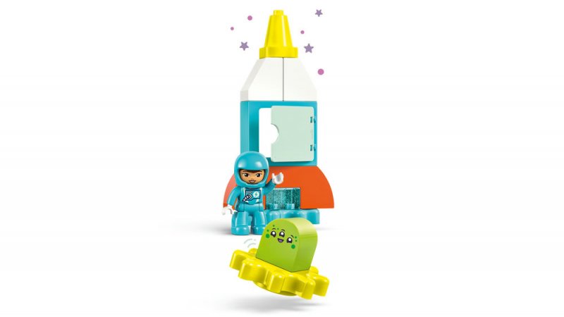 LEGO® DUPLO® 10422 Vesmírné dobrodružství s raketoplánem 3 v 1