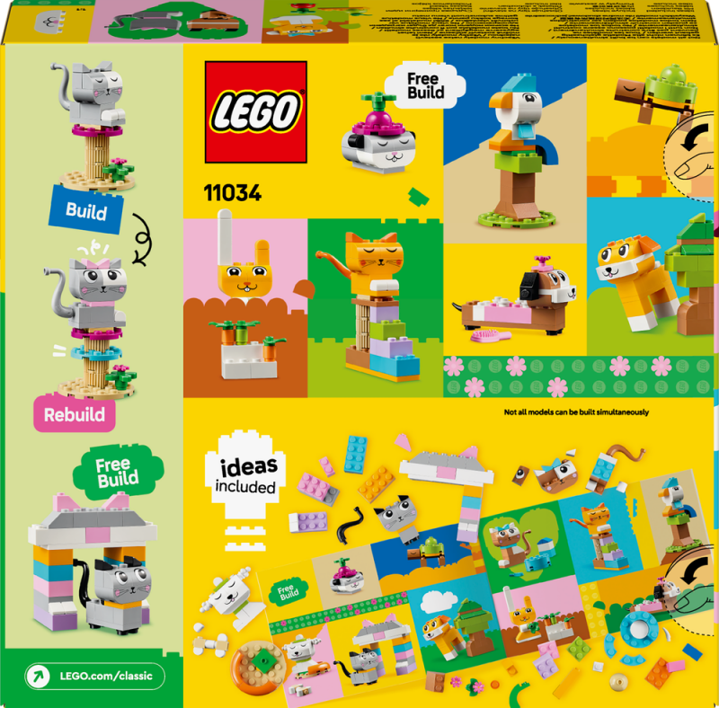 LEGO® Classic 11034 Tvořiví mazlíčci