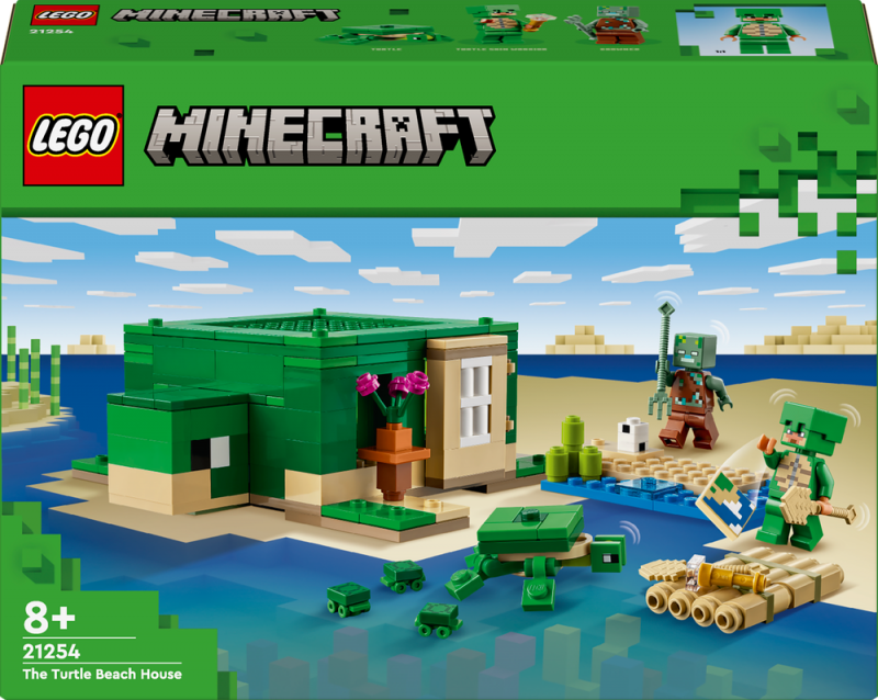 LEGO® Minecraft® 21254 Želví domek na pláži