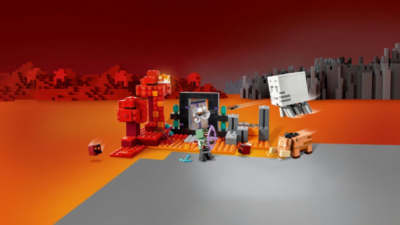 LEGO® Minecraft® 21255 Přepadení v portálu do Netheru