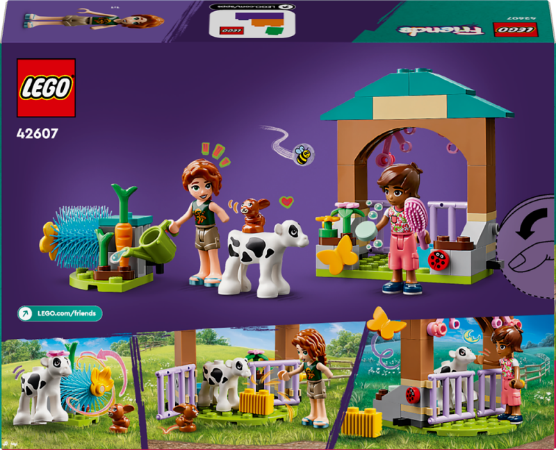 LEGO® Friends 42607 Autumn a její stáj pro telátko