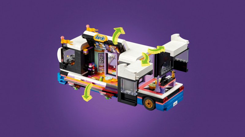 LEGO® Friends 42619 Autobus pro turné popových hvězd