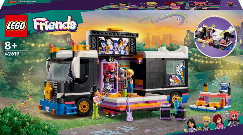 LEGO® Friends 42619 Autobus pro turné popových hvězd