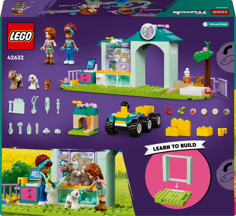 LEGO® Friends 42632 Veterinární klinika pro zvířátka z farmy