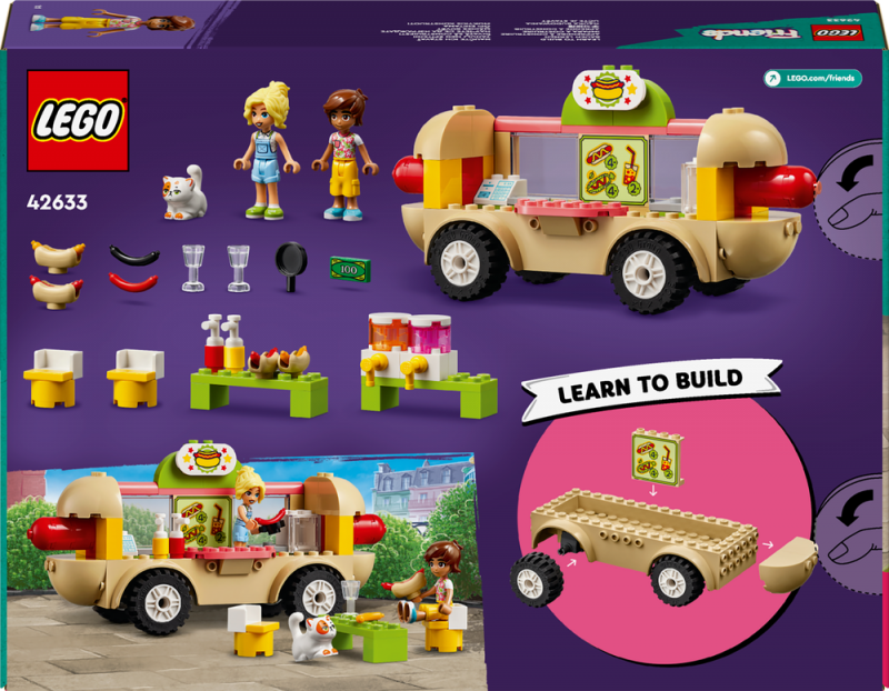 LEGO® Friends 42633 Pojízdný stánek s hot dogy