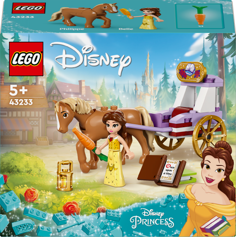 LEGO® │ Disney Princess™ 43233 Bella a pohádkový kočár s koníkem