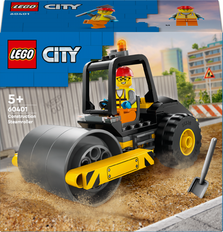 LEGO® City 60401 Stavební parní válec