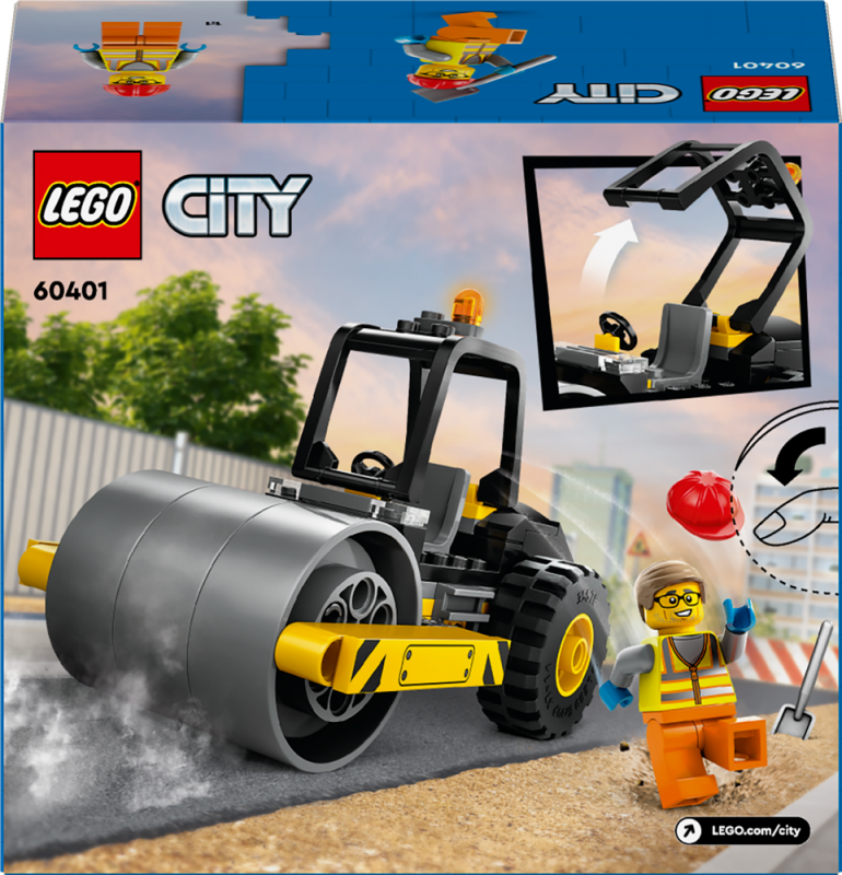 LEGO® City 60401 Stavební parní válec