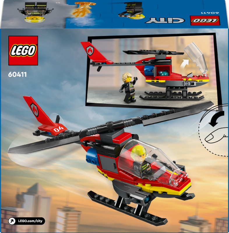 LEGO® City 60411 Hasičský záchranný vrtulník