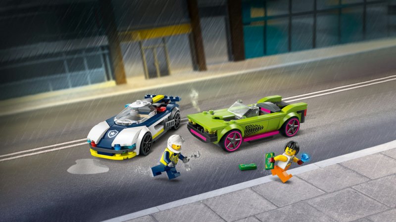 LEGO® City 60415 Honička policejního auta a sporťáku