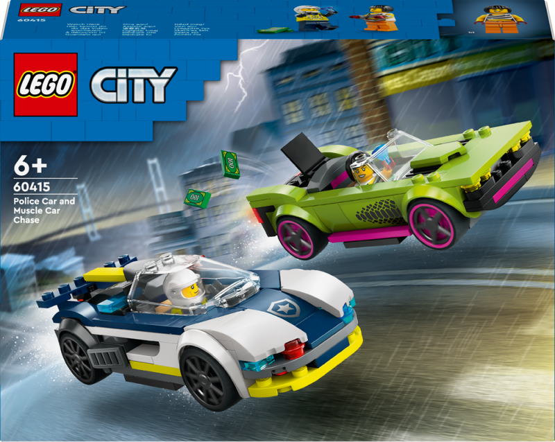 LEGO® City 60415 Honička policejního auta a sporťáku