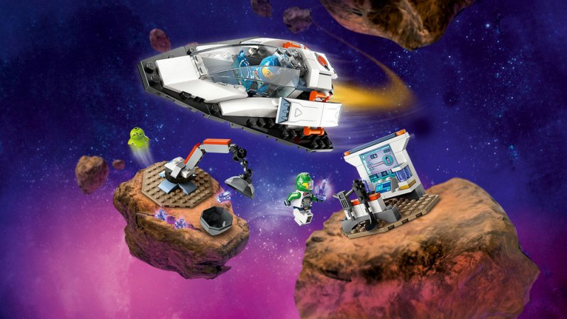 LEGO® City 60429 Vesmírná loď a objev asteroidu