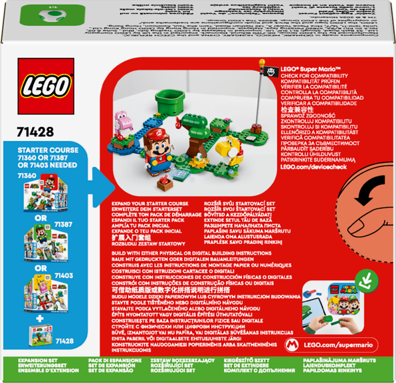 LEGO® Super Mario™ 71428 Yoshi a fantastický vajíčkový les – rozšiřující set